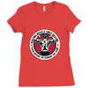 building muscle Ladies Fitted T-Shirt