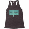 louder than words Racerback Tank