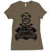 I Am Yorkshire Terrier Actually In A Very Commited Relationship Ladies Fitted T-Shirt