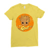 I am Groot Ladies Fitted T-Shirt