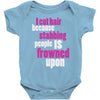 i cut hair Baby Bodysuit