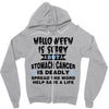 halloween is scary but stomach cancer is deadly spread the word lep sa Zipper Hoodie