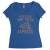 hot mess express Women's Triblend Scoop T-shirt