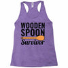 wooden spoon survivor (2) Racerback Tank