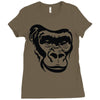 monkey face Ladies Fitted T-Shirt
