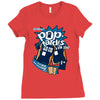 pop tardis Ladies Fitted T-Shirt