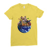 world animal Ladies Fitted T-Shirt