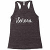 senora white Racerback Tank
