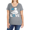 portal true love   aperture lab video gamer teleport online pc goal te Ladies Curvy T-Shirt
