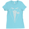 youth kids tuxedo Ladies Fitted T-Shirt