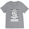 Never Underestimate A Daddy With An Engineering Degree V-Neck Tee