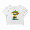 rufu the skaterwolf Crop Top