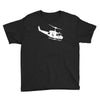 design uh 1h helicopter hubschrauber us army irak krieg war vietnam Youth Tee