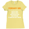 February Girl Hated By Many Ladies Fitted T-Shirt