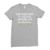 the tree isn't the only getting lit this christmas Ladies Fitted T-Shirt