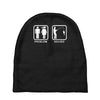 fishing   problem solved mens funny Baby Beanies