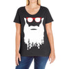 yre beard fast n' loud Ladies Curvy T-Shirt