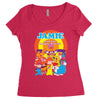jamie and the magic torch cult funny retro Women's Triblend Scoop T-shirt
