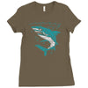 polygon shark Ladies Fitted T-Shirt