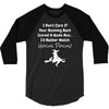i'm tired of football! 3/4 Sleeve Shirt