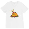 corgi pumpkin V-Neck Tee