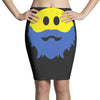 bearded smiley face Pencil Skirts