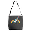 rainbow chainsaw massacre Adjustable Strap Totes
