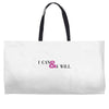 i can &amp; i will Weekender Totes