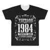 vintage made in 1984 perfectly aged a living legend All Over Men's T-shirt
