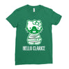 hello clarice Ladies Fitted T-Shirt