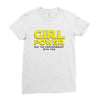 Girl Power May The Empowerment With You Ladies Fitted T-Shirt