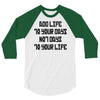 value your life 3/4 Sleeve Shirt