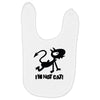 i'm not cat Baby Bibs