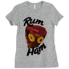 rum ham Ladies Fitted T-Shirt