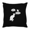 pussy! chicken! Throw Pillow