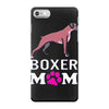 love boxer dog mom funny iPhone 7 Case
