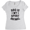 bbq spirit animal Women's Triblend Scoop T-shirt