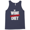 wine diet challenge accepted Tank Top