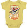 never surrender Baby Onesie