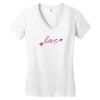 Love Women's V-Neck T-Shirt