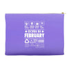 Born In February Accessory Pouches