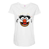 animal face Maternity Scoop Neck T-shirt