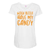 witch Maternity Scoop Neck T-shirt