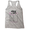 May Girl Facts Taurus Racerback Tank