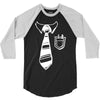 geek pocket protector tie 3/4 Sleeve Shirt