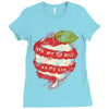 you are the apple of my eye Ladies Fitted T-Shirt