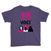 Women's March Hear Our Voice Youth Tee