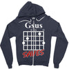 gsus saves chord Zipper Hoodie