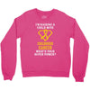 I'm Raising A Child With Childhood Cancer What's Your Super Power Crewneck Sweatshirt
