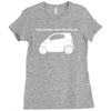 only smarties have the answer'   funny Ladies Fitted T-Shirt